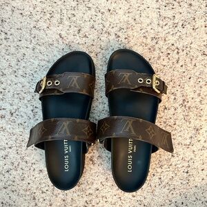 Louis Vuitton Bom Dia Monogram Slides
